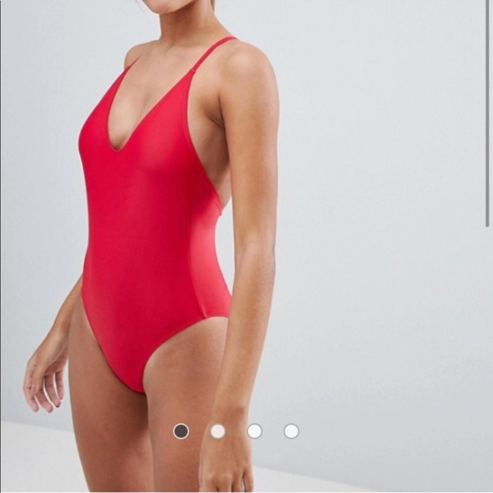 ASOS high leg one piece